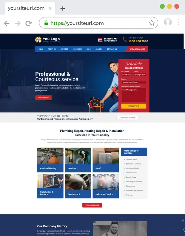 Lease a Professional Website