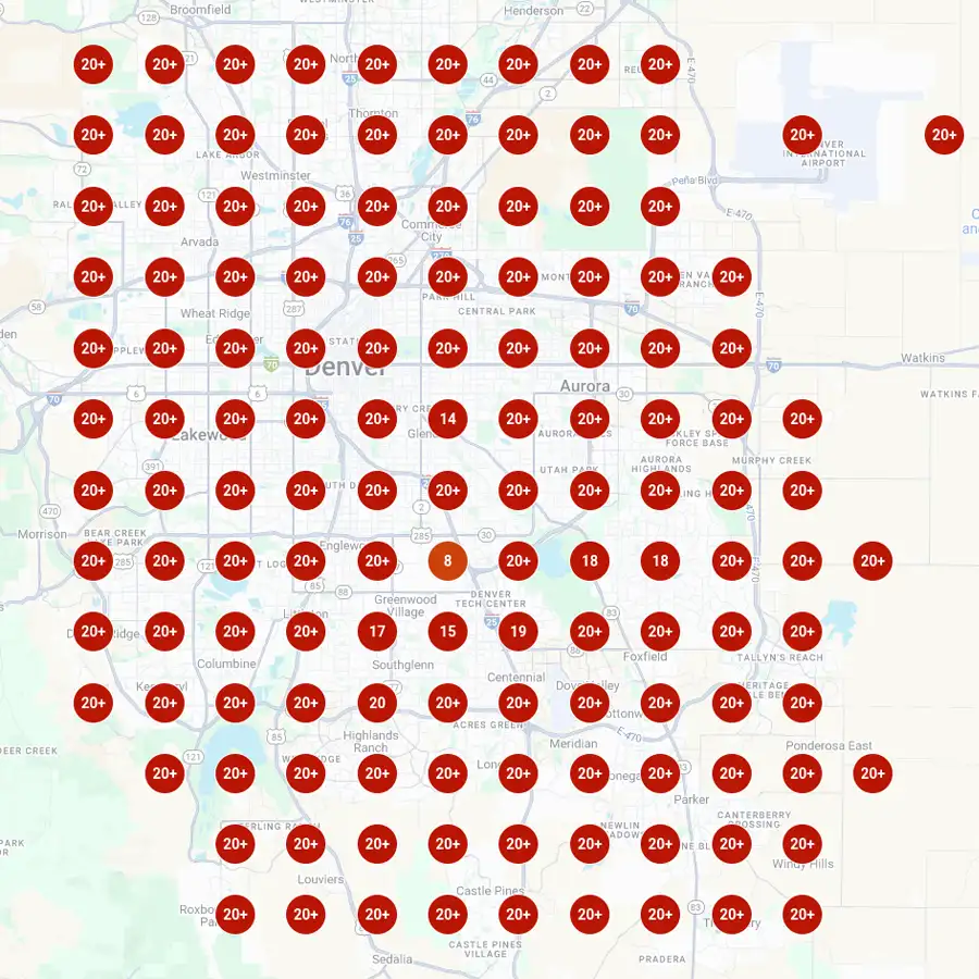 Local Search Visibility Contractors - BEFORE