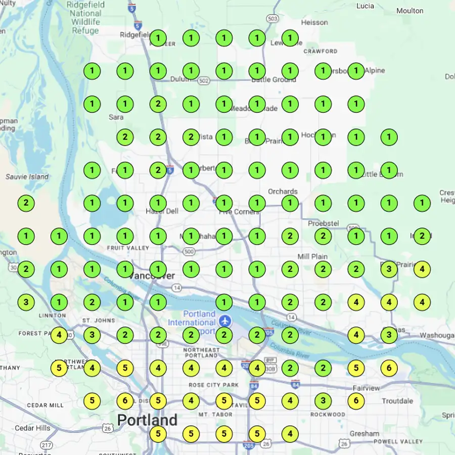 Local Search Visibility HVAC - AFTER