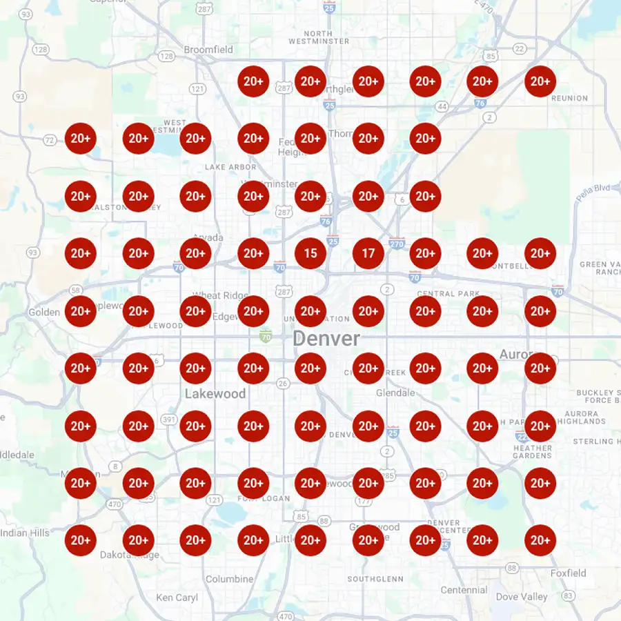 Local Search Visibility Plumbing - BEFORE